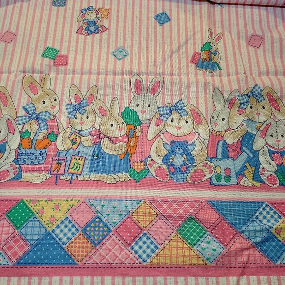 Cuties Bunnies Sewing Cotton Fabric Traditions 1996 Copyright N.T.T. Inc. #5311 - Picture 9 of 16